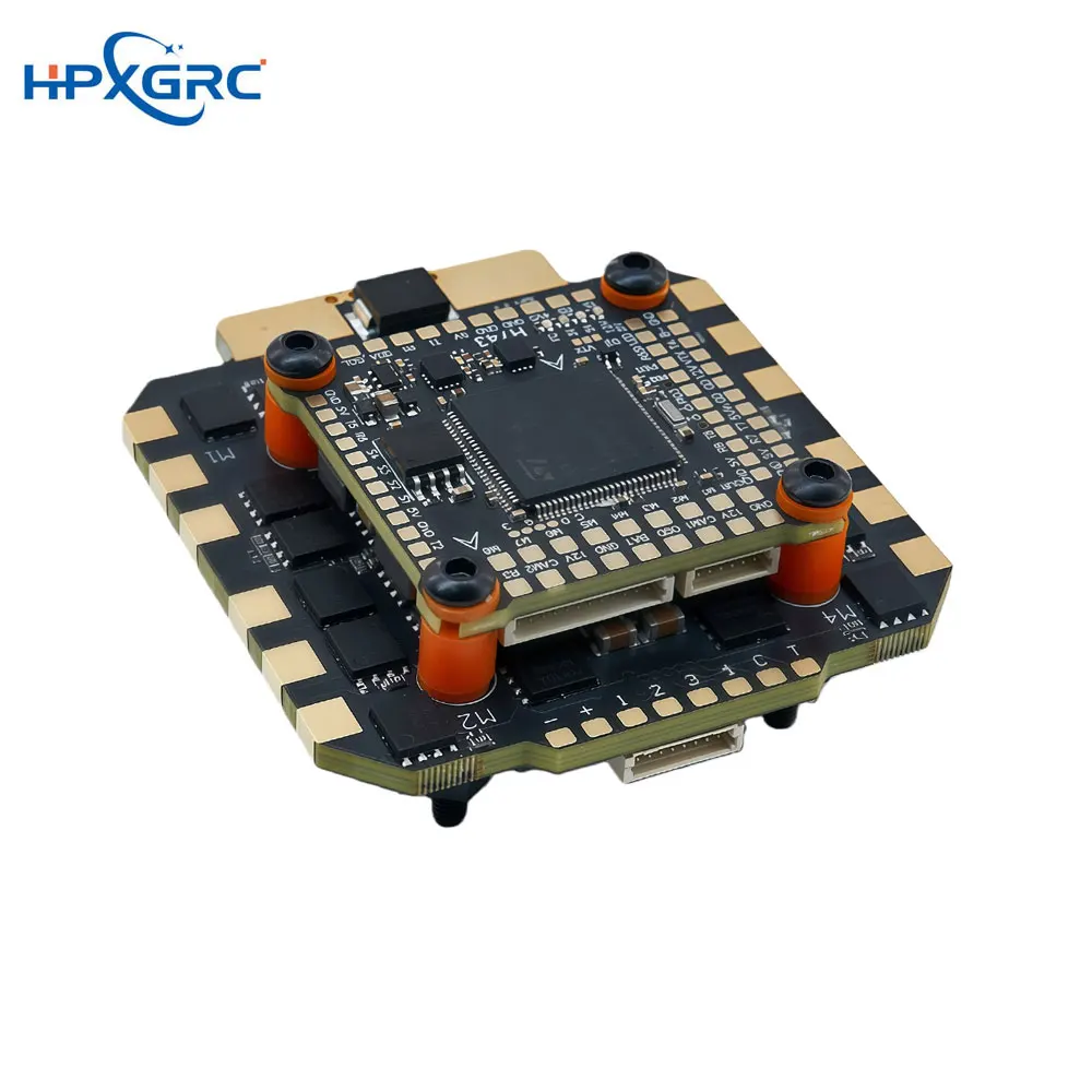 

HPXGRC H743 Stack Flight Controller with BLHeli_32 ESC 80A/100A for RC FPV Racing Drone ICM42688P 3-8S LIPO 30.5x30.5mm