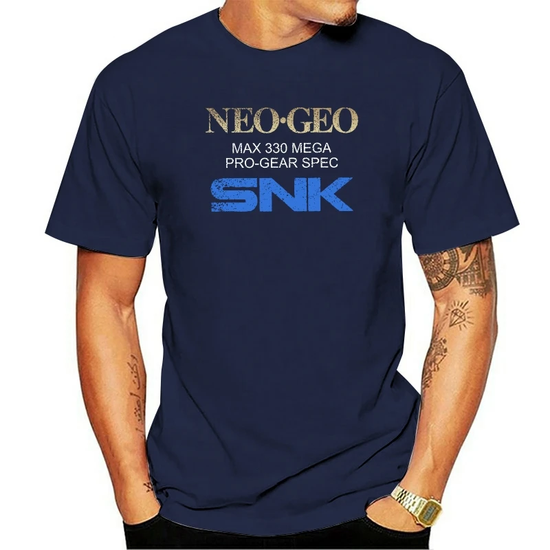 

Мужская футболка Neo Geo Pro Gear в стиле ретро Snk Game, одежда из 100% хлопка, забавная футболка с коротким рукавом и круглым вырезом, идея подарка, футболки