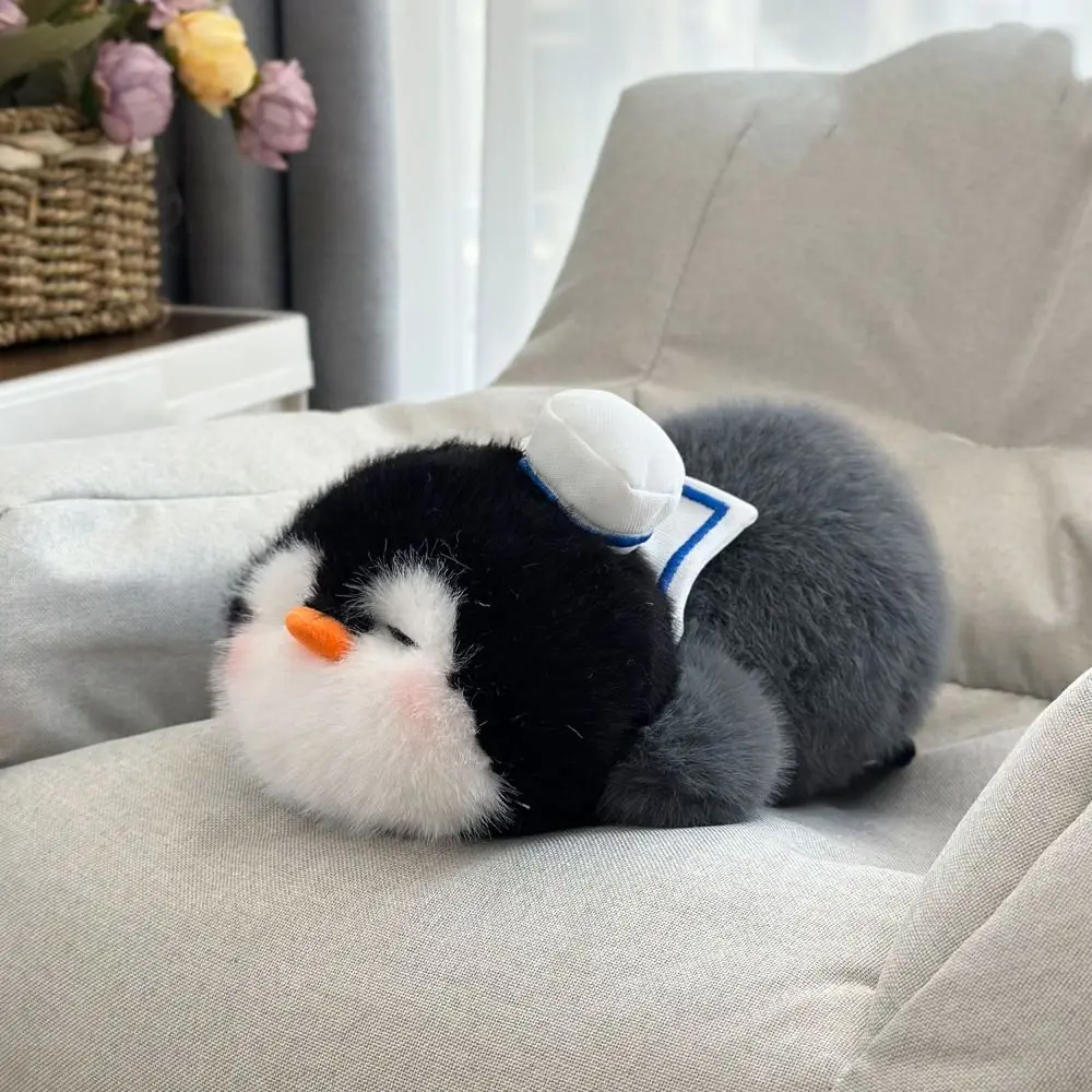 

PP Cotton Cartoon Penguin Soft Interactive Penguin Cosplay Navy Collection Comfortable Stuffed Animal Penguin Gifts