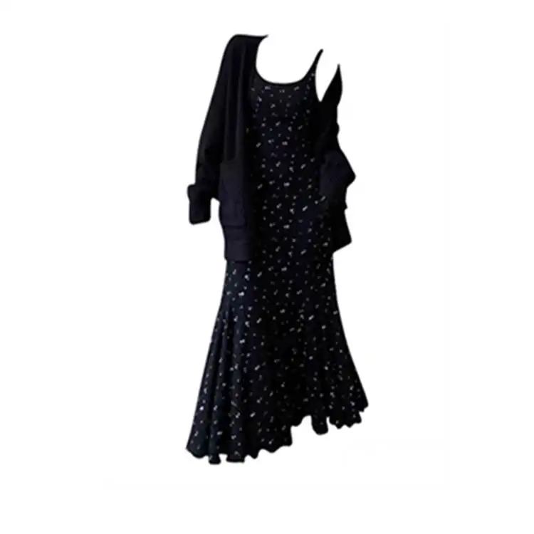 

Extra Large Size Women's Fi Tail Strap Dr Midi Length Lace Me Casual Wear Winter Collection Faionable plus Size