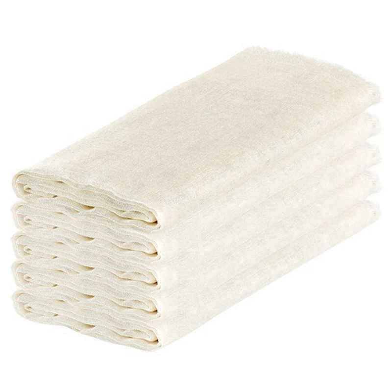 ABSF Muslin Cloths For Cooking, Unbleached Cheese Cloths,Cotton Reusable And Washable Cheese Cloths For Straining