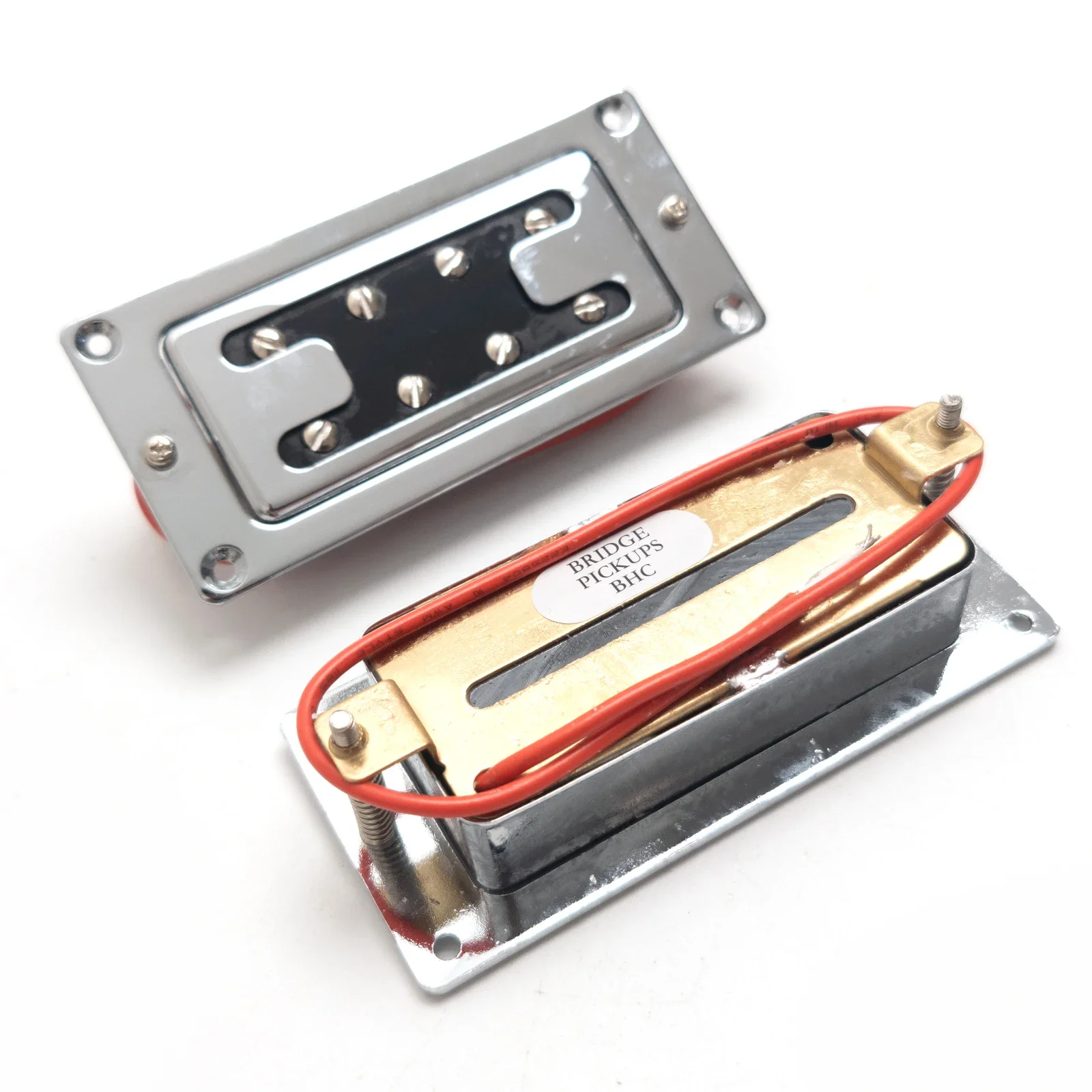 

Мини-стиль, 8-луночные звукосниматели-хамбакеры с двойной катушкой для 4-струнной электрической бас-гитары — положение грифа или моста — хром