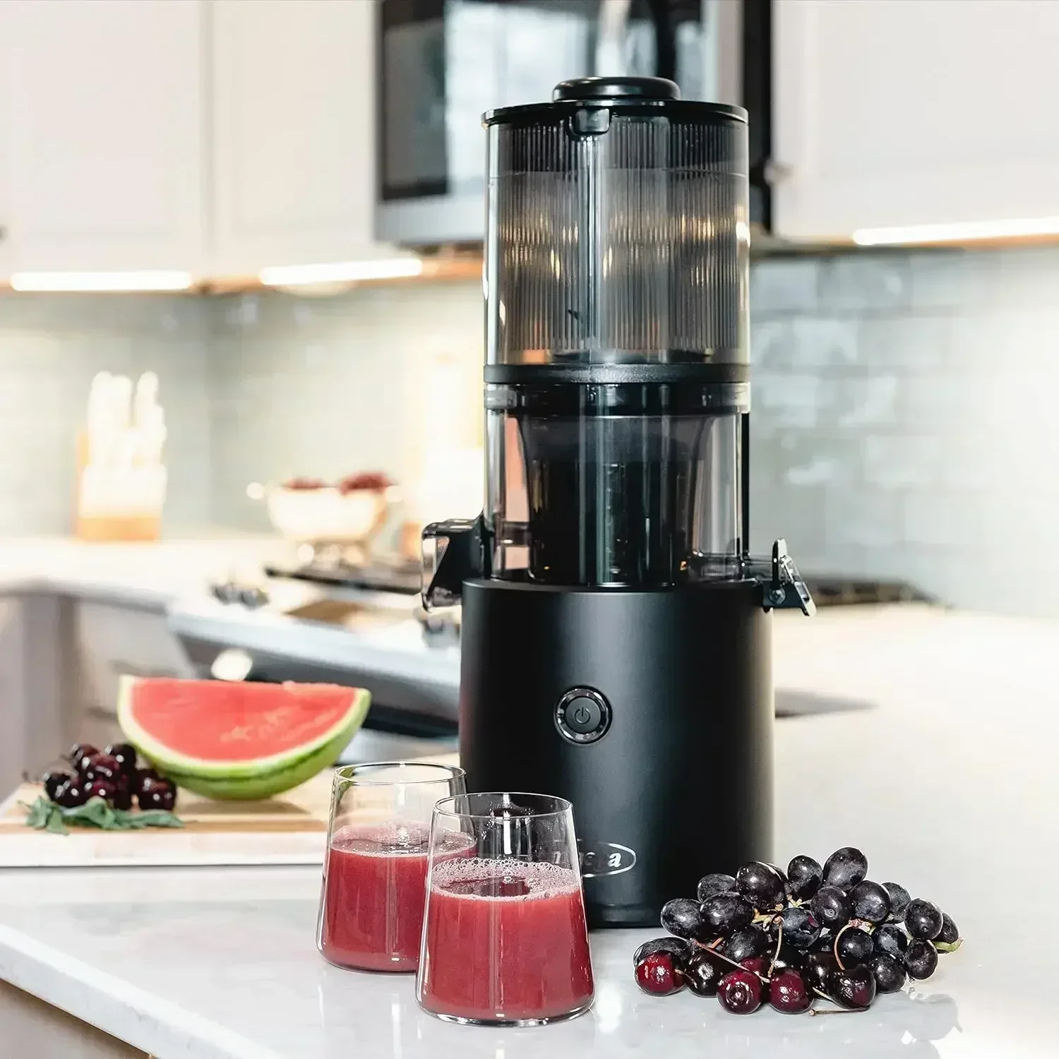 Omega Juicer Easy Clean Slow Masticating Cold Press Vegetable and Fruit Juice Extractor Effortless Series for Batch