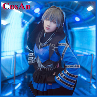 CosAn Anime VTuber Nijisanji Luxiem Ike Eveland Cosplay Costumes Sweet Lovely Rabbit Uniform Halloween Party Role Play Clothing