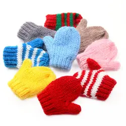 5Pcs Mini Knitted Small Gloves For Clothing Party Household Decorate Supplies DIY Handmade Earrings Headdress Crafts Material
