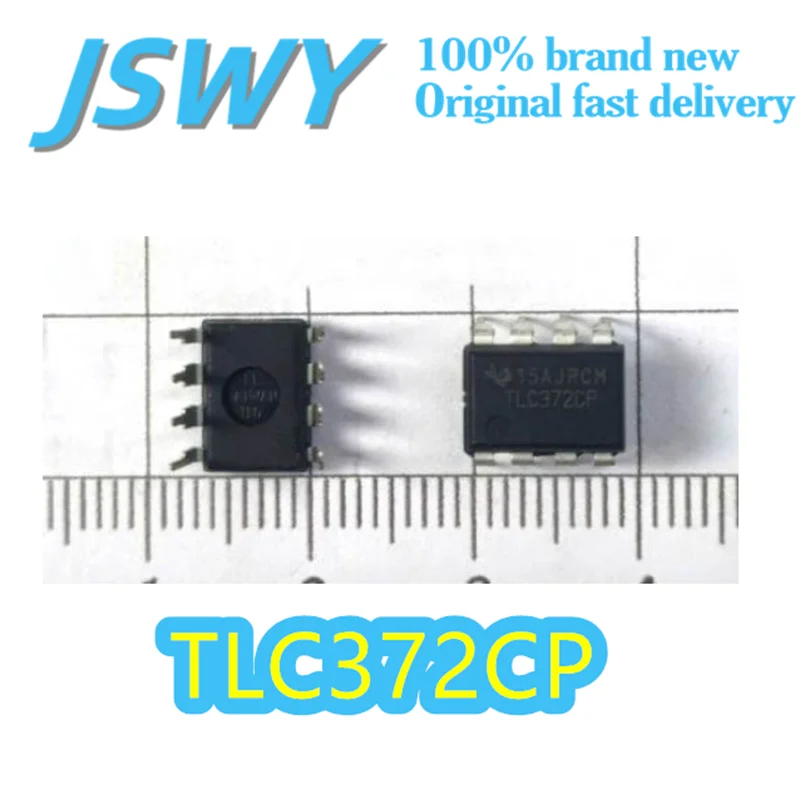 

(5/50 pieces) TLC372CP TLC372 original dual differential comparator DIP-8 package 3V-16V wide voltage fast shipping Electronics