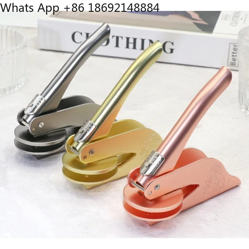 Steel Stamp for  Pliers Steel Stamping Wedding Invitation Logo Fire Paint Seal Custom Gear Sticker