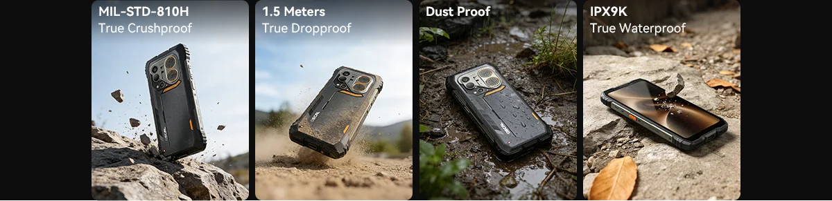 Blackview OSCAL PILOT 6 Thermal Imaging Rugged Smartphone MTK G100 6.67' 2.4K Display 120Hz, 12GB 256GB, 10000mAh Phones Dual 4G