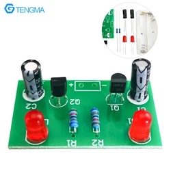 Simple Flash Circuit Multi-Harmonic Oscillation DIY Welding Kit Electronic Experiment Training Assembly Parts