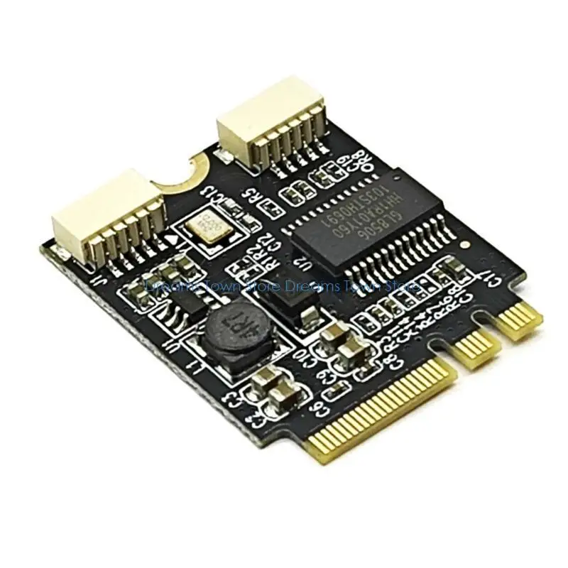 HX6A مفتاح WIFI مرن إلى بطاقة تحويل USB، مخرجان USB 2.0 لتحسين التوافق #3