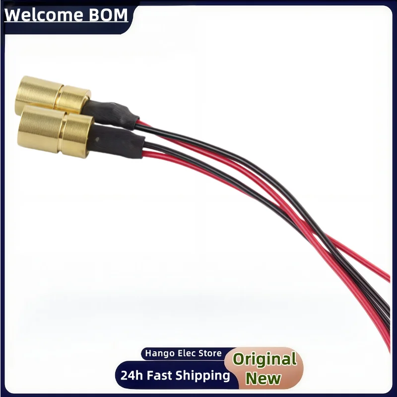 8mm industrial-grade point laser red light laser module with adjustable focal length, 650nm5 milliwatt laser
