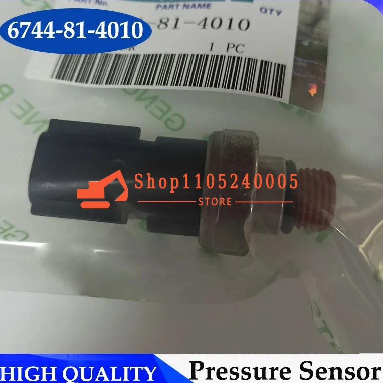 

PC200LC-8 PC200LL-8 Pressure Sensor 6744-81-4010 6744814010 for Excavator PC220LC-8 PC220LL-8 PC240LC-10 PC270LC-8 PC290LC-10
