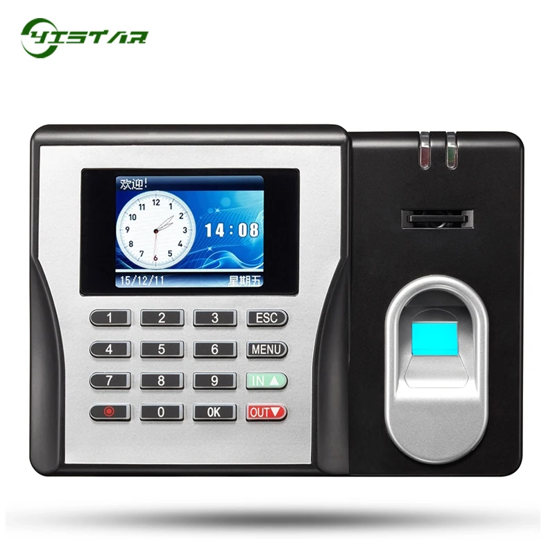 Biometric Fingerprint Time Recorder Terminal WIFI-Enabled With TCP/IP USB RS485 Access Control For Efficient Time Attendance