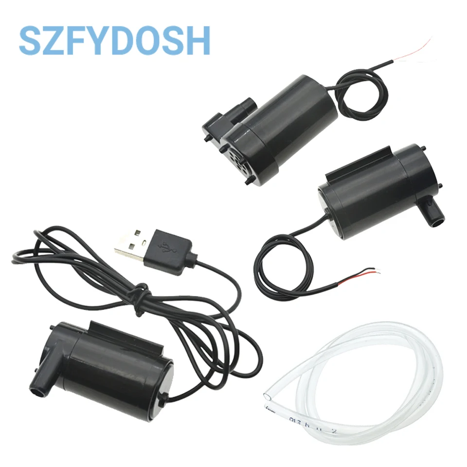 DC 3V Small Water Pump DC3V-5V Silent Mini Submersible Pump USB Computer Cooling Water Cooling