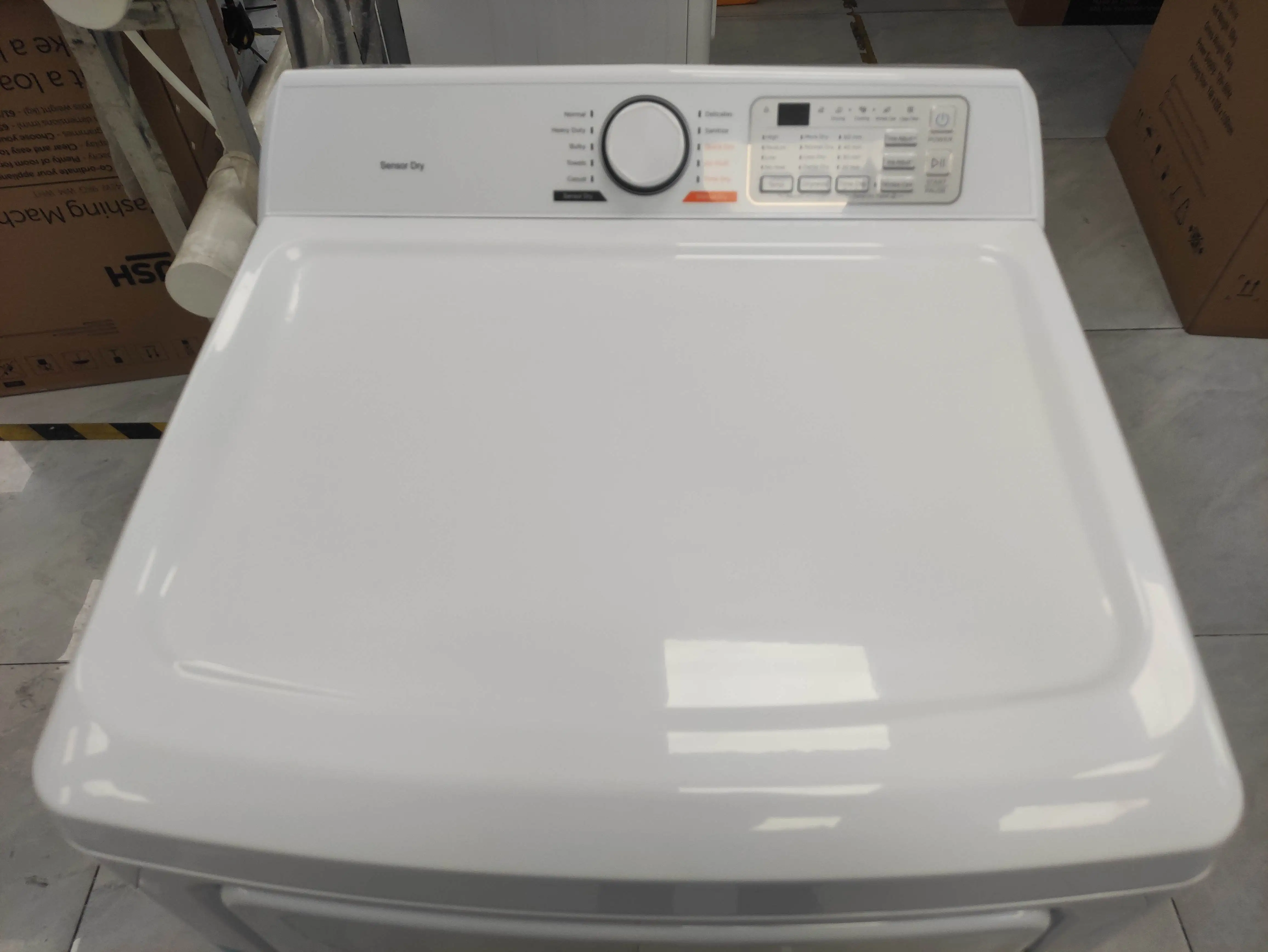 Smad Top Load Matching Automatic 7 Cuft Energy Efficient Gas Electric Condenser OEM Clothes Dryer With DDT-170ALBMU(G)