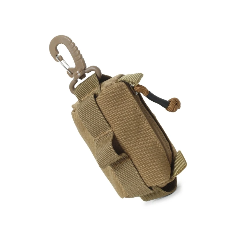 Keychain Zippers Case Tactically Pouches Belt Bag Outdoor Buckle Bag Coin Purse TOP quality