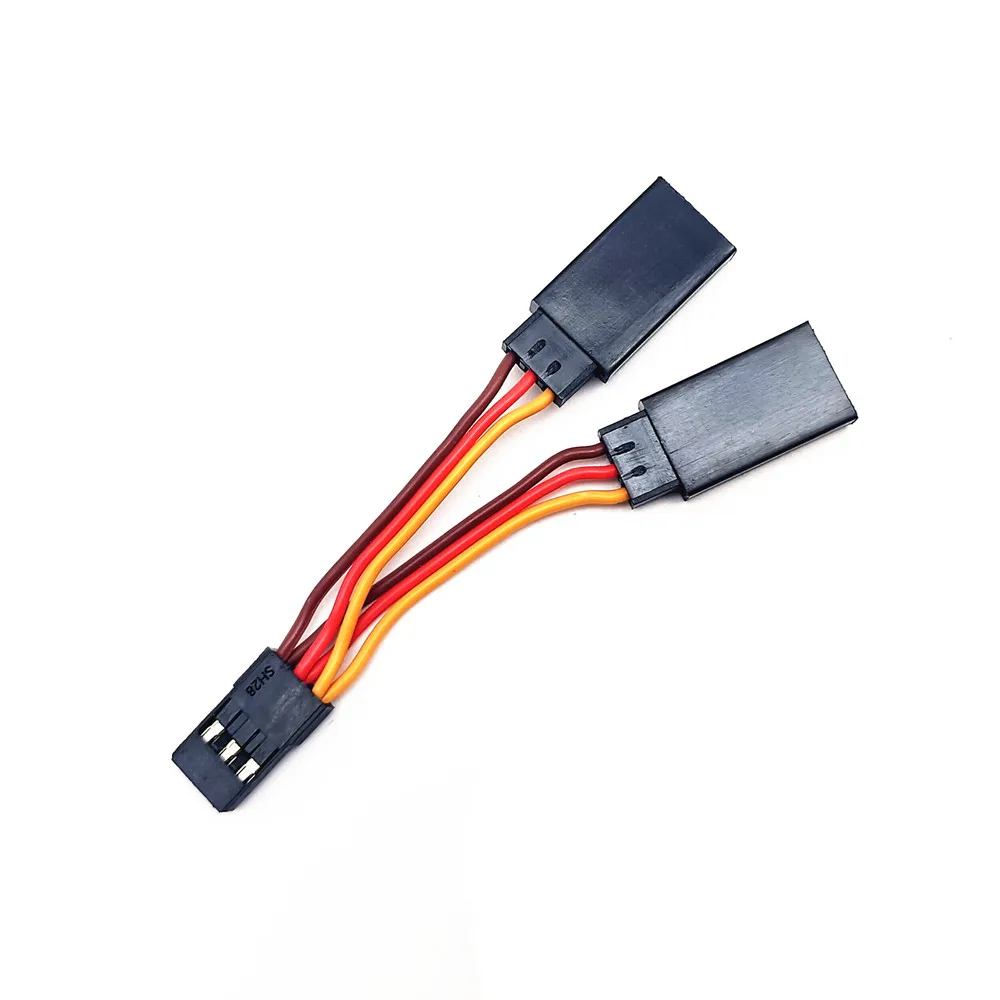 كابل مقسم طراز JR ، سلك تمديد لنماذج التحكم عن بعد ، سيارة ، طائرة ، طائرة هليكوبتر ، 7 ، سيرفو "سيرفو ، 1 ذكر إلى 2 أنثى ، 5 ، 10 #5