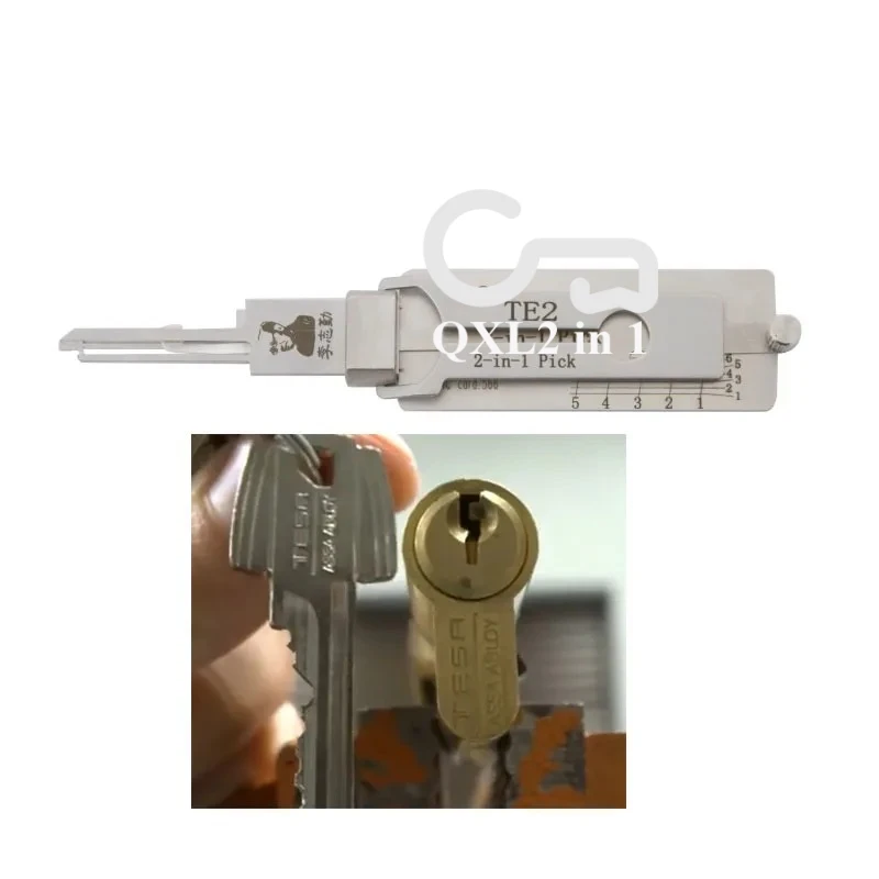 

Tool LiShi TE2 Pick and Decoder for Gainsborough for TESA Locks Home Door Civil Picking and Key Reader Professional Locksmith