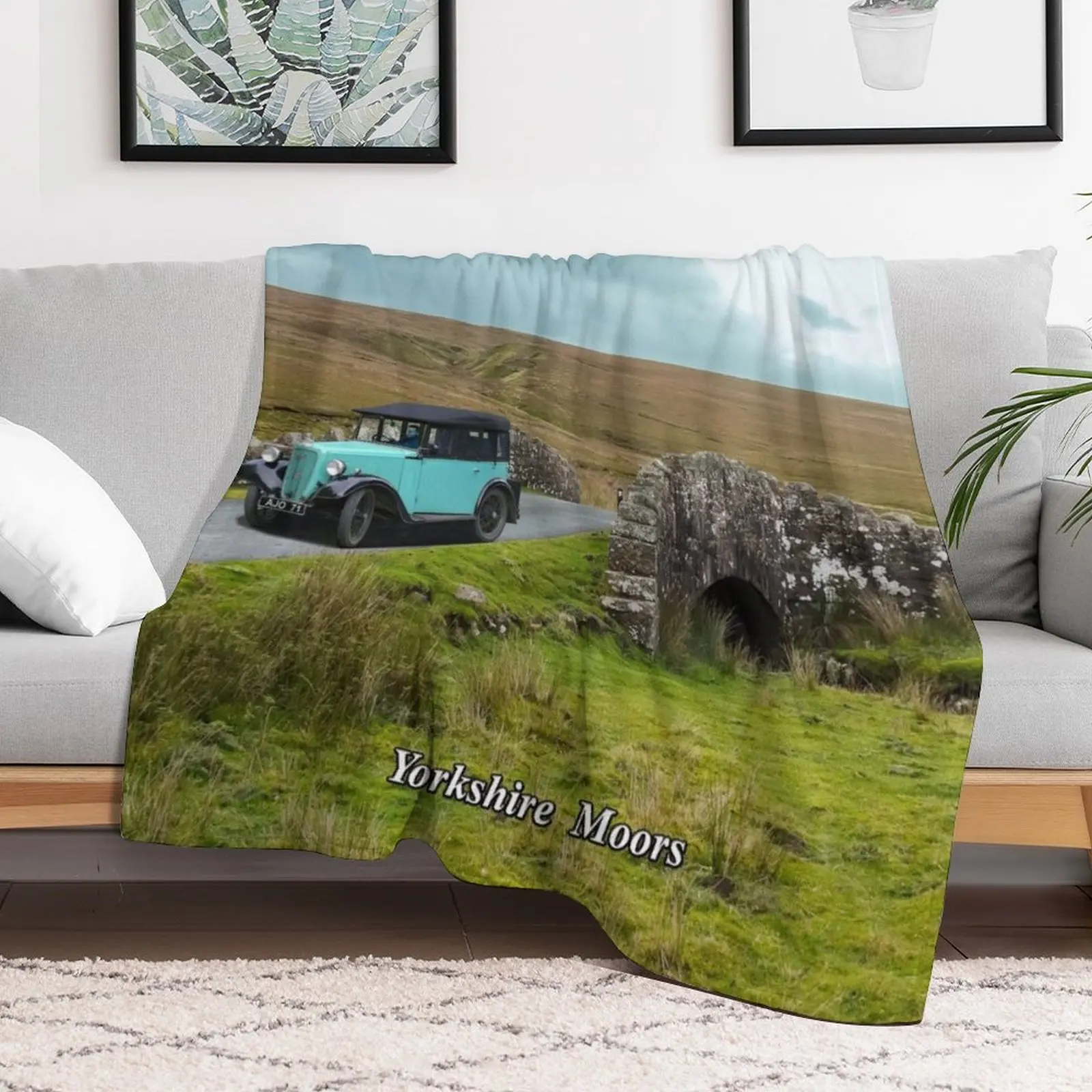 Yorkshire Moors Throw Blanket decorative Single Decorative Throw Weighted Blankets