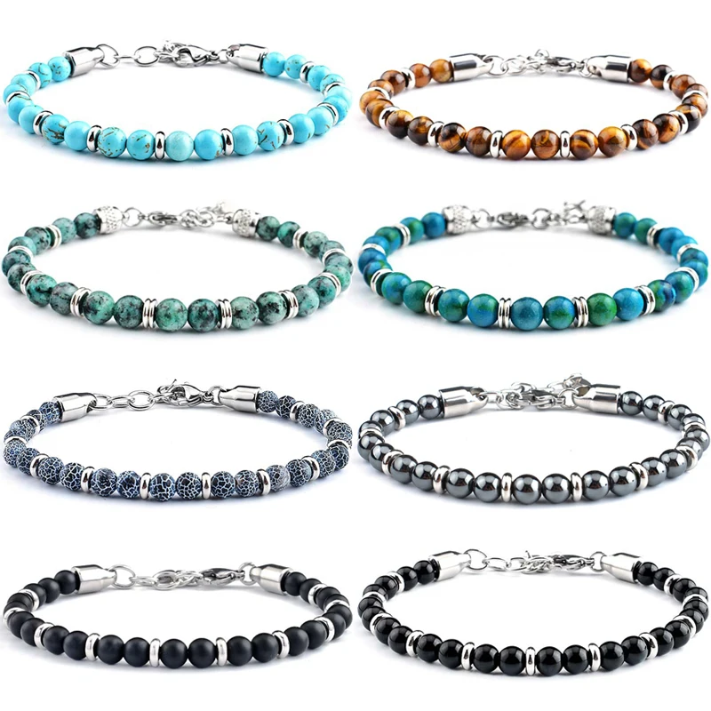 

New Women's Exquisite Color Map Marble Crystal Adjustable Bracelet Fashion DIY Charm Jewelry Gift