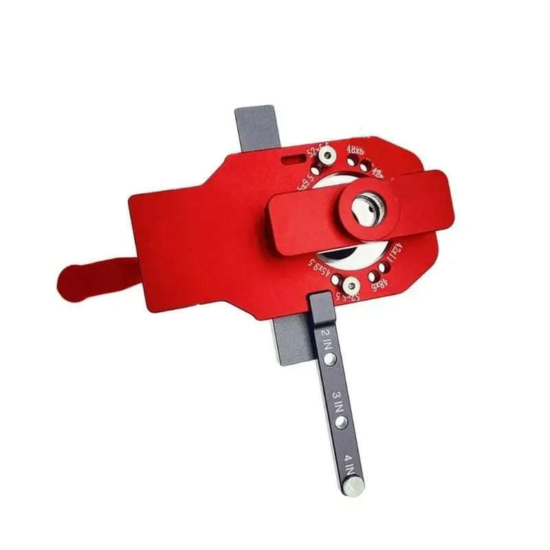 

R9UF Cabinet Door Hinge Mounting Jig Woodworking Tool for Accurate 35mm Hole Drilling
