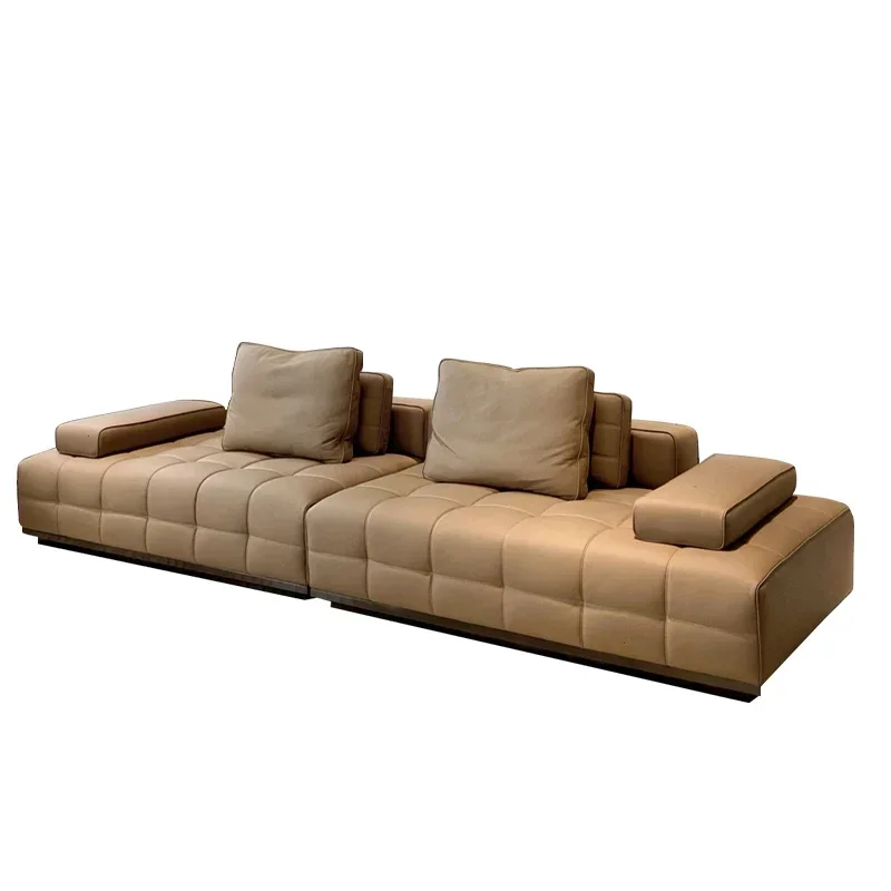 Leather Sofa Living Room Luxury Direct Discharge Type Furniture