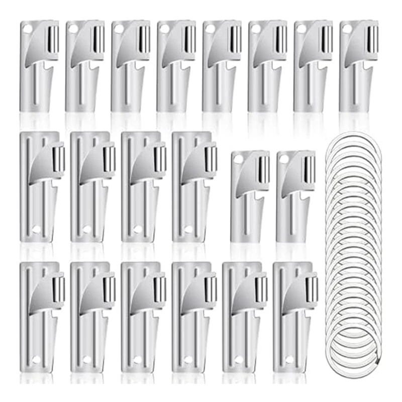 

Открывалки для консервных банок P38 и P51 с брелоками, ручной консервный нож из нержавеющей стали для кемпинга, ручной консервный нож для путешествий на кухне