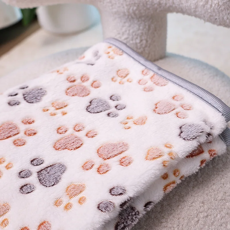 Letti per cani Tappetini Prodotti per animali Impronte di gatto Coperte per cani Cuscini per cuccia Coperte per cani calde in pile Forniture per animali domestici Tappeto per la casa Zerbino