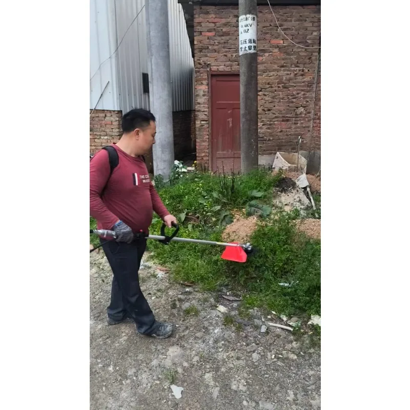 Cortador de grama mochila de quatro tempos multi-função recuperação de terras pequeno cortador de capina doméstico oscilante multi-gardentools