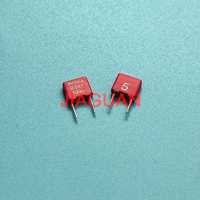 20PCS NEW RED WIMA MKS2 47NF 100VDC 63vdc 473/100V PCM5 hot sale 0.047uf 63v p5mm mks 47n100v 473/63v