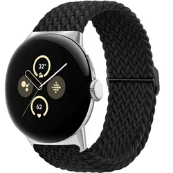 Braided Solo loop for Google pixel 2 band Accessories Smartwatch Elastic Adjustable Nylon belt correa bracelet Pixel Watch Strap