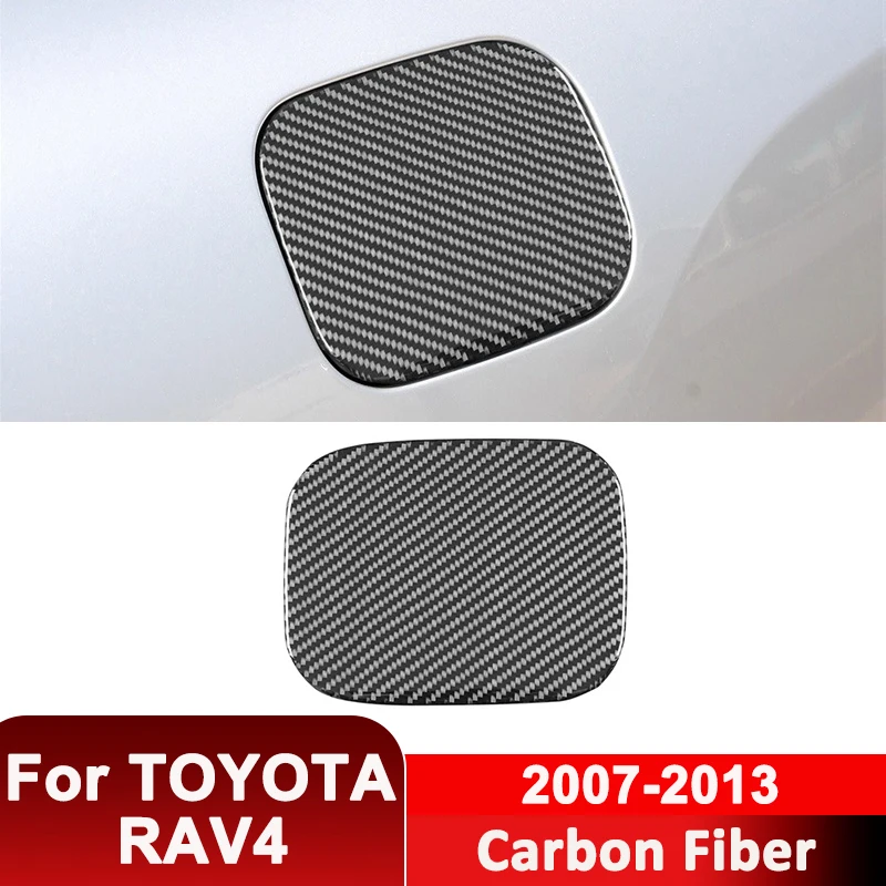 

Для TOYOTA RAV4 2007-2013 углеродное волокно, крышка бензобака автомобиля, панель, масляная крышка двигателя, декоративная наклейка, аксессуары для интерьера