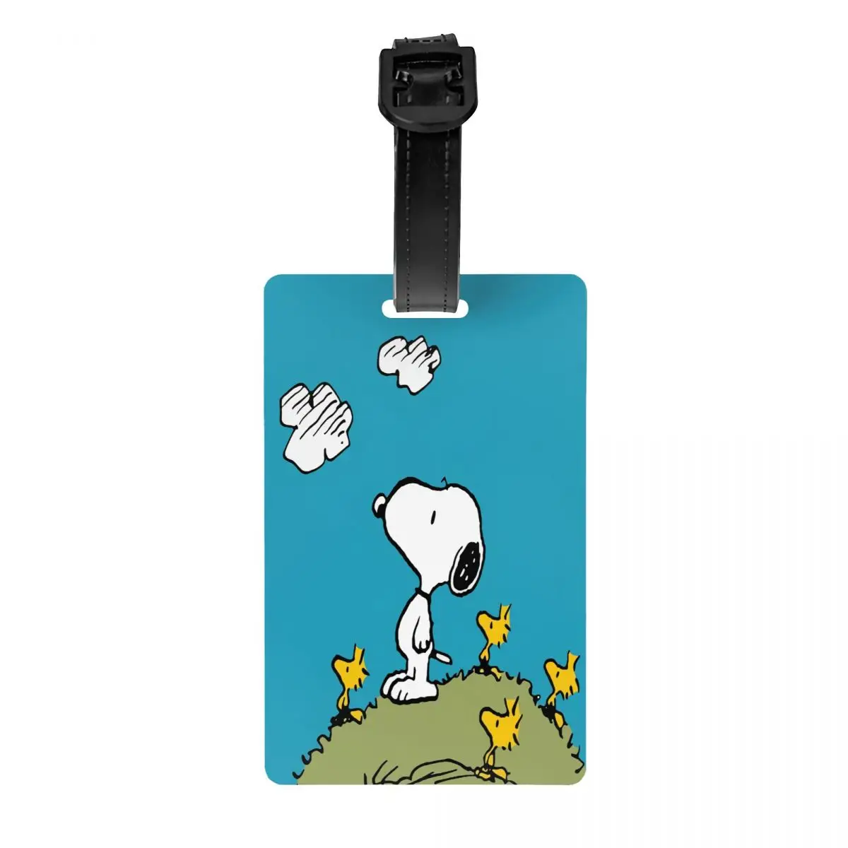 Custom Cute Cartoon Snoopy Luggage Tags Custom Baggage Tags Privacy Cover Name ID Card