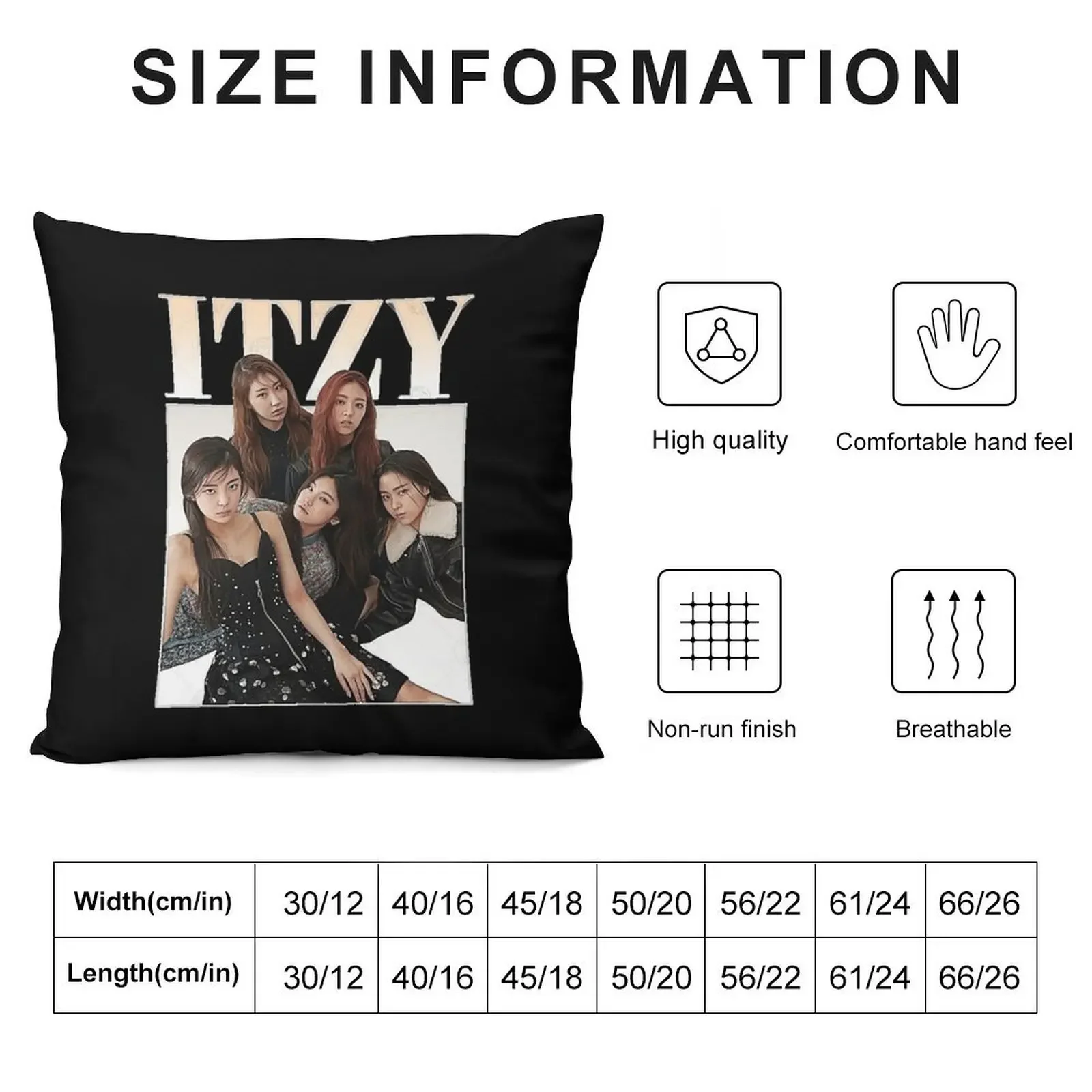 ITZY Throw Pillow Christmas Pillow Cases Elastic Cover For Sofa Decorative Sofa Cushions Christmas Covers For Cushions pillow