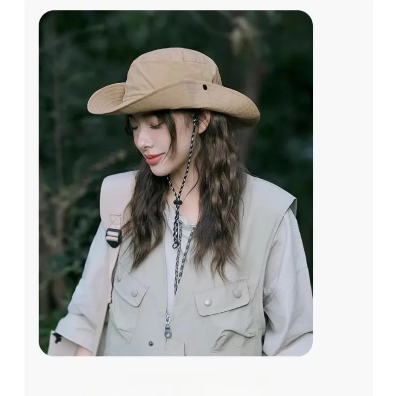 

Летняя тонкая дышащая быстросохнущая водонепроницаемая и складная рыбацкая шляпа, защитная шляпа от солнца для альпинизма на открытом воздухе