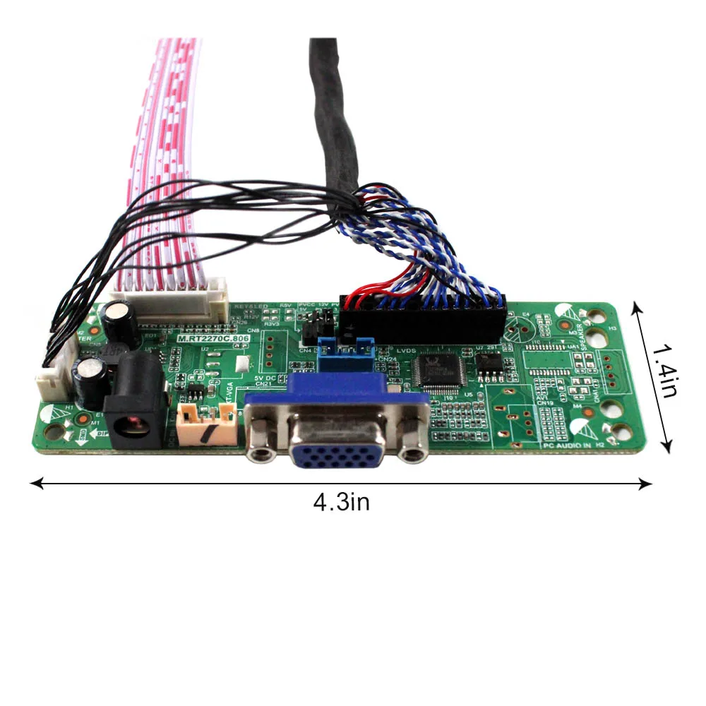 VGA LCD Controller Board For 15.6inch 1920x1080 G156HCE-L01 LCD Display