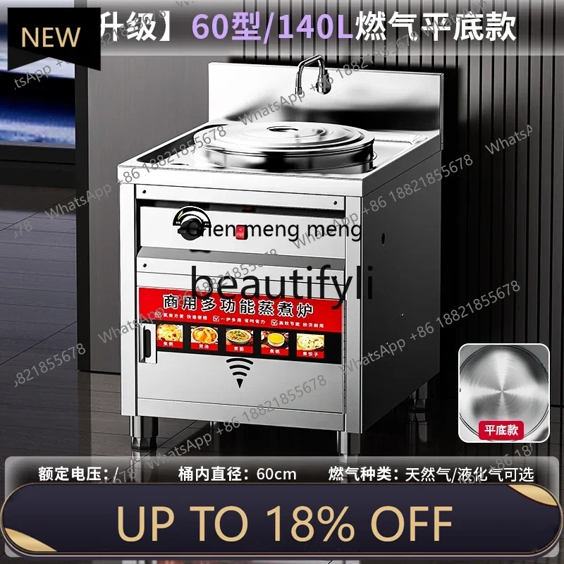 

Z189 Commercial Electric Hot Pot for Cooking Noodles, Gas Multi-Functional Square Noodle Cooker