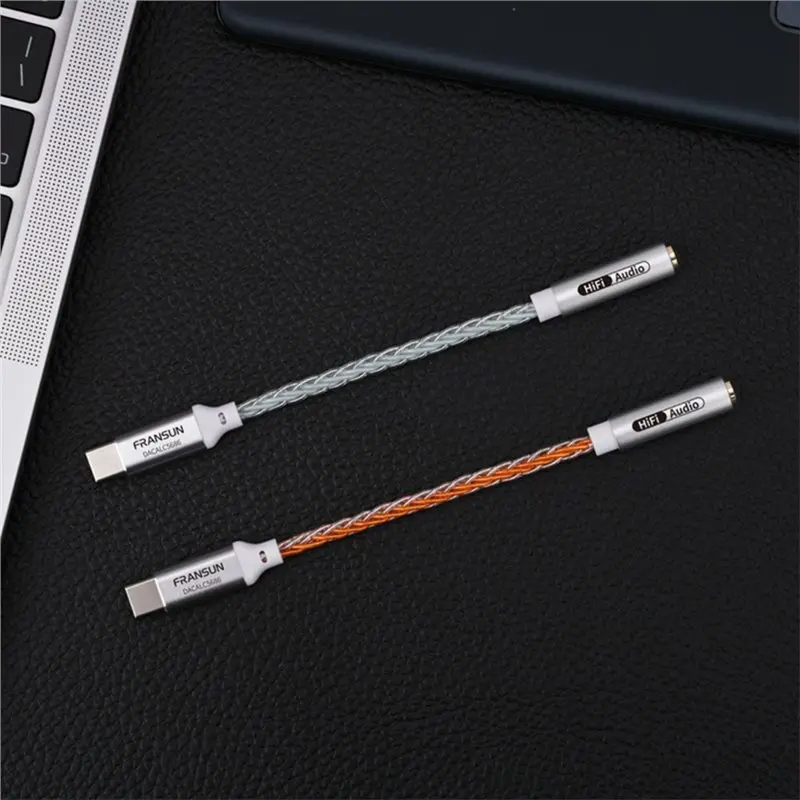 L62A ALC5686 32Bit/384Khz DAC Digital Audio Adapter USB-C To 3.5Mm Headphone Decoding Interface Cable