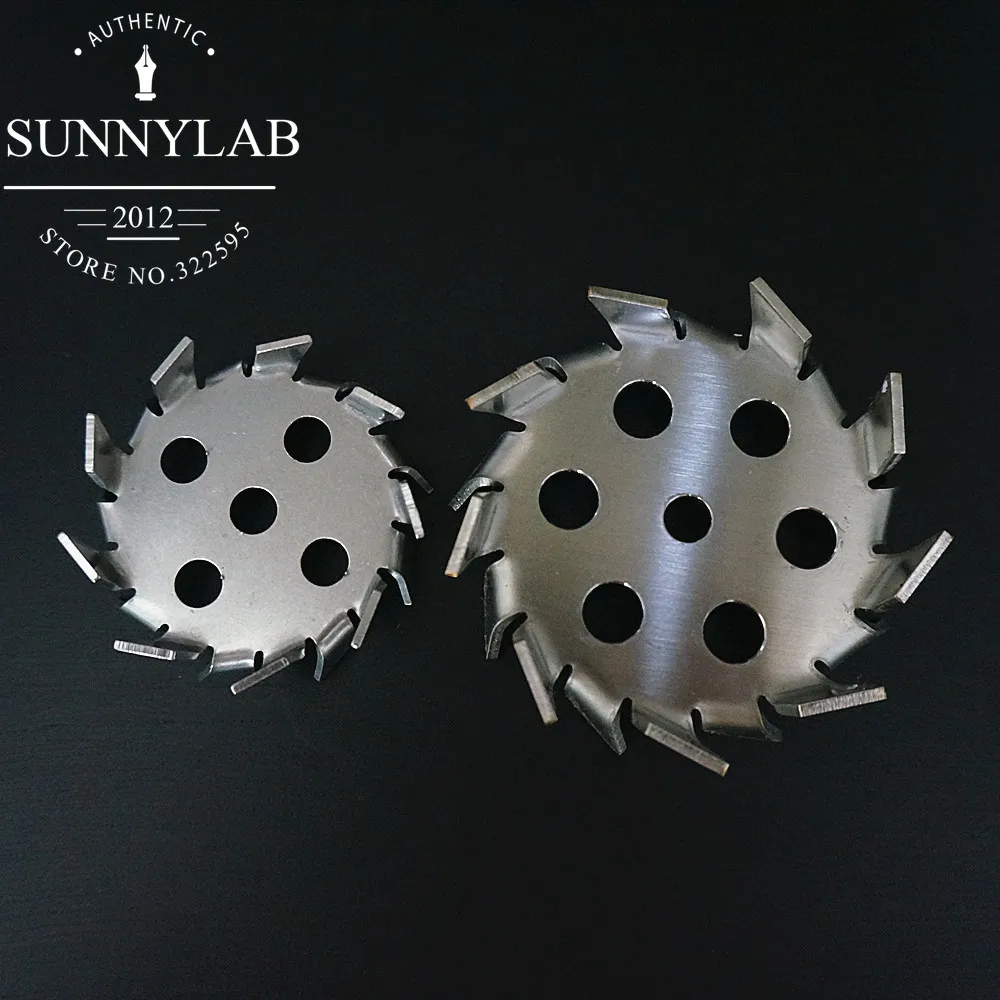 1pc 50mm-250mm lab stainless steel saw tooth type stirrer dispersion disk  with diversion hole