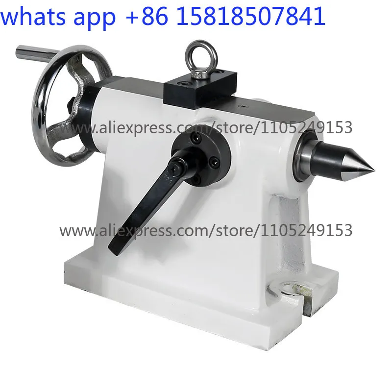 4-Axis tailstock indexing head Heavy duty lathe Manual rotation tailstock numerical control Machining center Spire needle