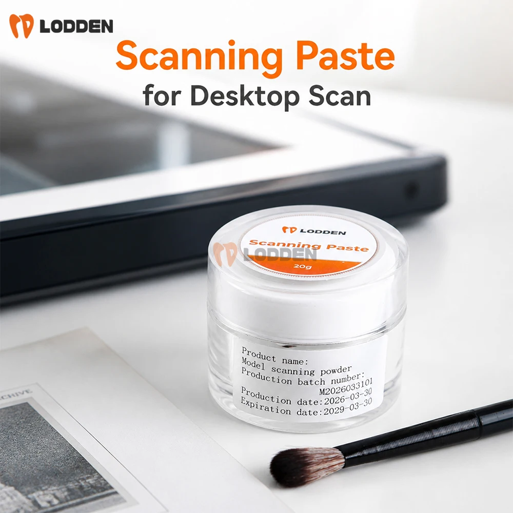 20g/Bottle Dental Scanning Paste Anti Reflection Powder for CAD CAM Lab Scanner 3D Model Scan Spray for Dental Desktop Scanning