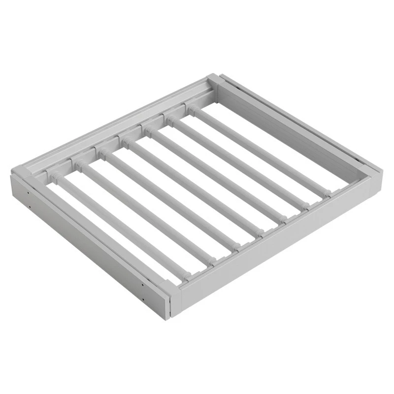 Washing machine pull hanger, hidden telescopic invisible pants hanger above balcony, pants draw built-in storage slide
