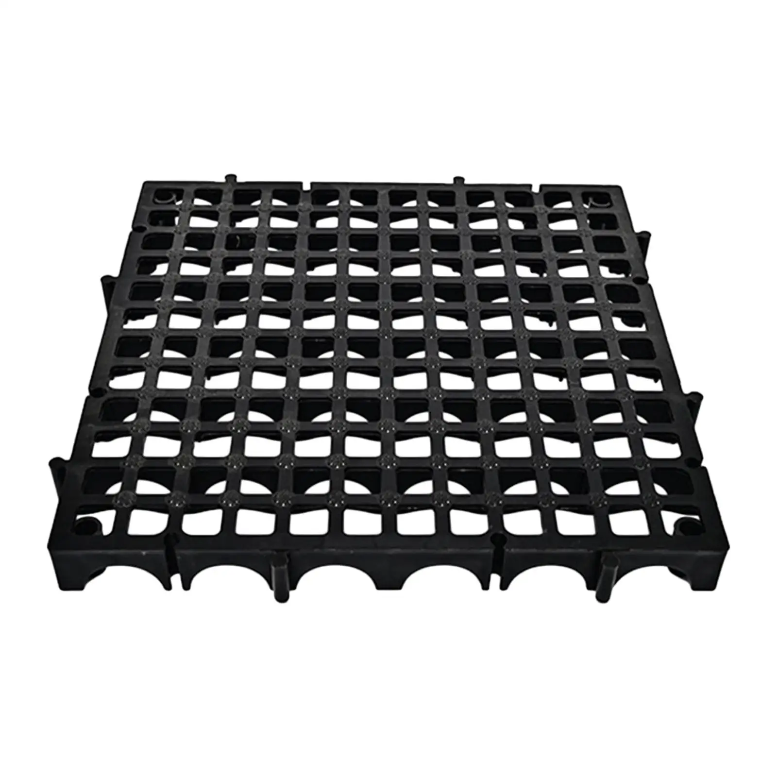 Modular Interlocking Floor Tile Floor Mat Square Holes Garage Flooring Grille for Car Wash for Facility Drain
