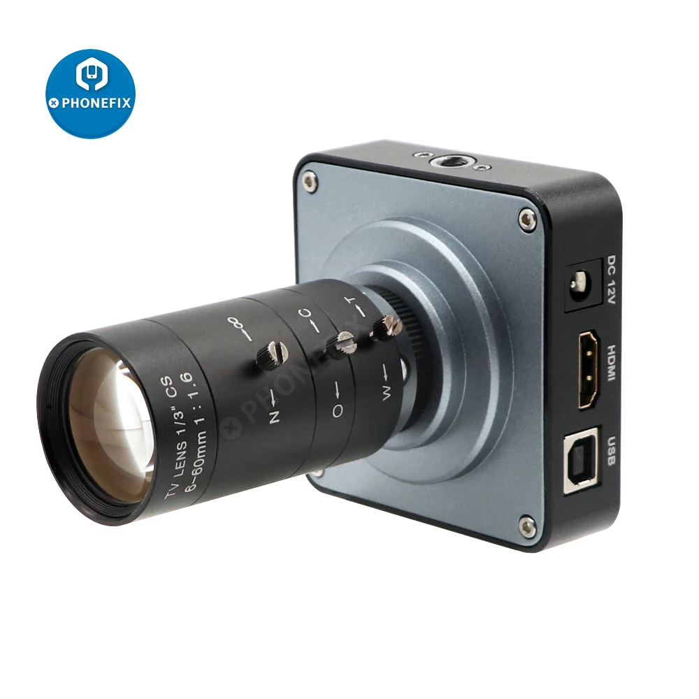 Imagem -04 - Câmera de 38mp Hdmi Usb hd Streaming ao Vivo Webcam 1080p 2k 60fps 3800w Indústria Cs-montagem com Lente Varifocal de 660 mm 612 mm