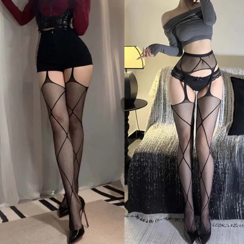 

FREEAUCE, размер XL, женские подтяжки, трико, полые колготки с поясом для чулок