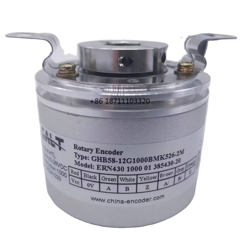 CALT GHH58-12-G1000BMK526-2M Rotary Encoder HTL 1000PPR Replace for ERN430 1000 01 385430-20