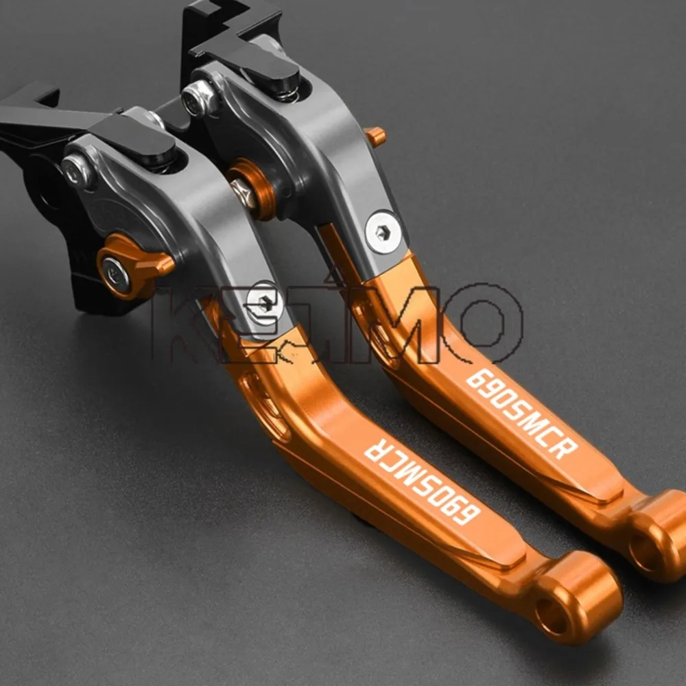 

690SMCR Motorcycle Extendable Adjustable Brake Clutch Levers CNC For KTM 690 SMC R Handlebar grips 690-SMCR 2008-2011 2010 2009