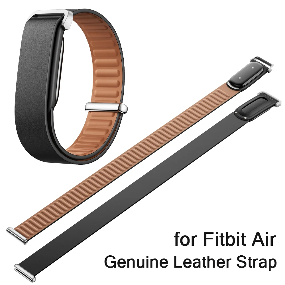 Genuine Leather Strap for Google Fitbit Air Wristband Accessories Bracelet Correa Fitbit Air Watch Smart Bnad Replacement Belt