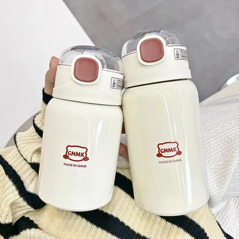 

Refreshingly simple girl children stainless steel universal straw compact portable ins wind insulation cups