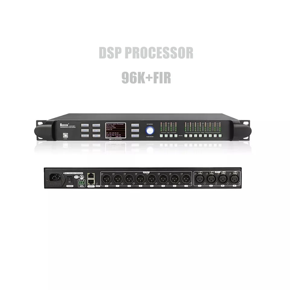 LM824RT Loudspeaker Management System DSP Professional Speaker  Digital Audio Processor Audio 96KHz 2 in 4 Out